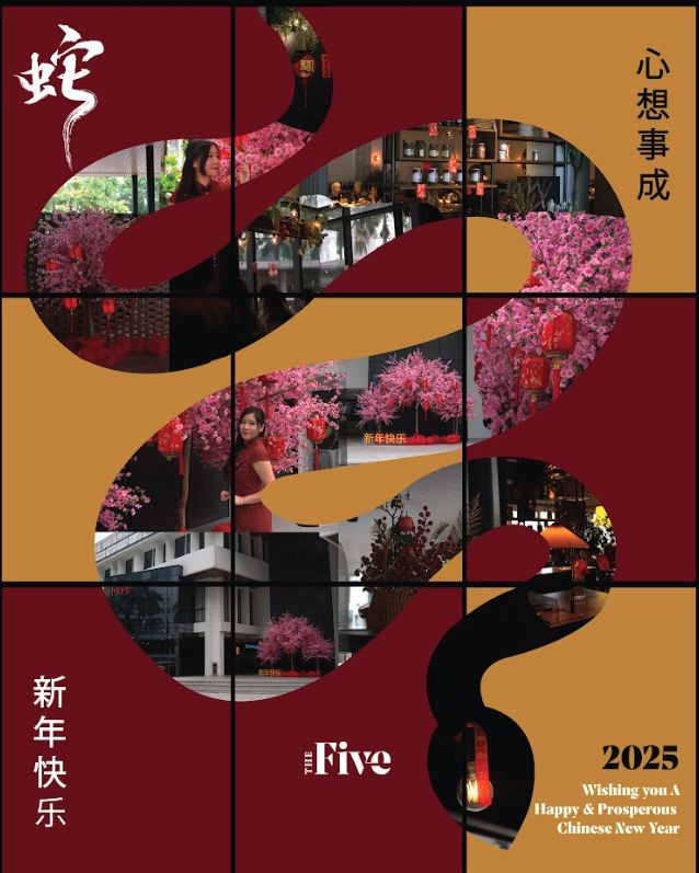 The Five Chinese New Year 2025 artwork